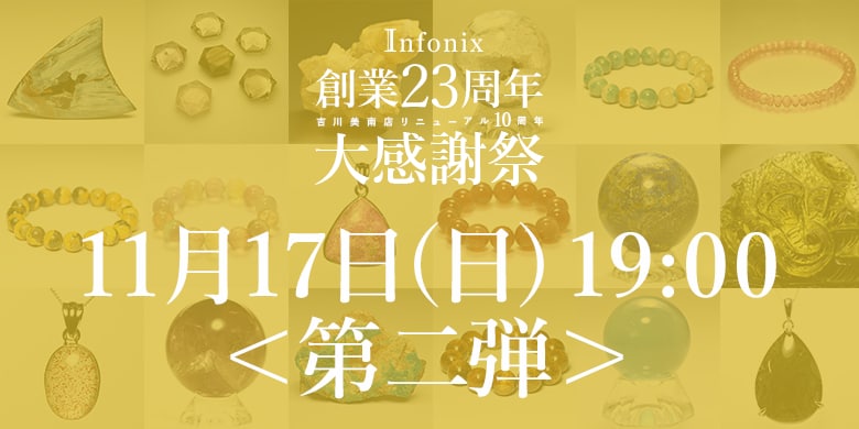 記念特価＜第2弾追加＞11月17日(日)