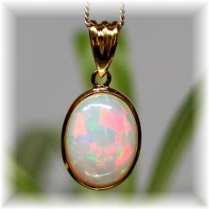 エチオピアオパールペンダントトップ（シルバー925）(ETHIOPIAOPAL