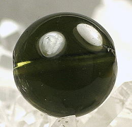 天然モルダバイト1粒売り（12.7mm）(MOLDA-12MM-IS01) | 天然石 