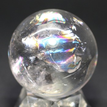 レインボー水晶（アイリスクォーツ）丸玉（スフィア） | 天然石 
