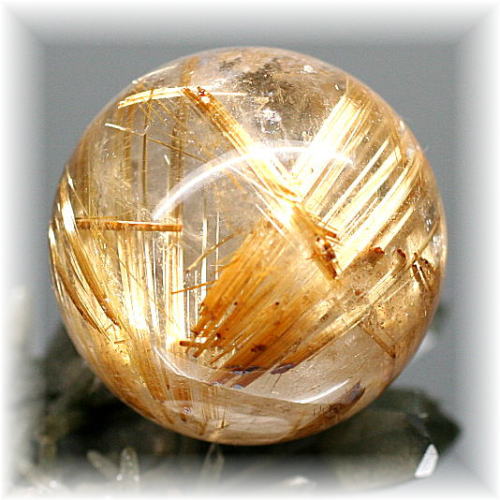 ゴールドルチルクォーツ丸玉/スフィア(RUTILESPHERE-518) | 天然石 